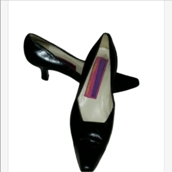 Vintage Susan Bennis Edward's Black‎ pumps 10 - Picture 1 of 8